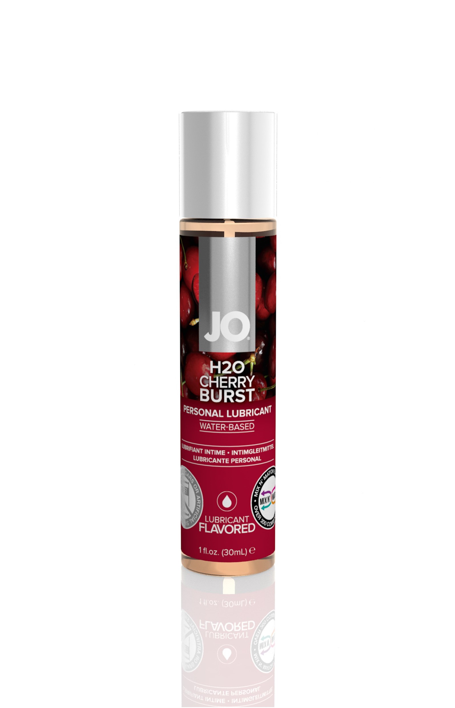Съедобный лубрикант со вкусом вишни JO H2O Cherry Burst, 30 мл