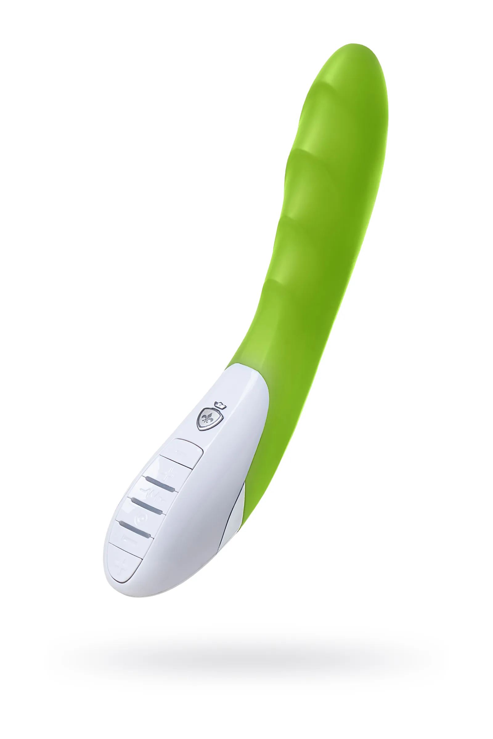 Вибратор Mystim Sassy Simon, зелено-белый, 27 см, Ø 3,5