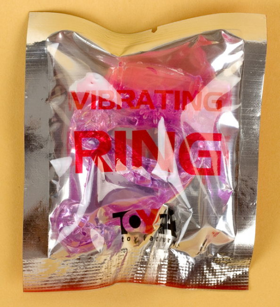 Виброкольцо, Фиолетовое, 1,5 см, Ø 2,0