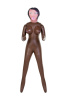 Кукла надувная TOYFA Dolls-X MICHELLE, негритянка, с тремя отверстиями, 160 см