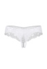 Трусики эротические Erolanta Lingerie Collection кружевные белые,S