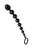 Цепочка анальная TOYFA A-Toys, черная, 23,2 см, Ø 2,7