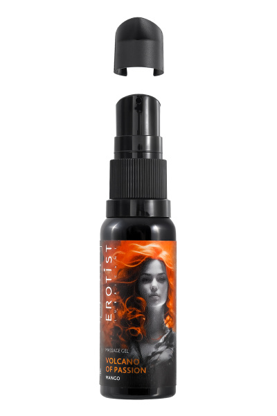 Гель Erotist с эффектом вибрации VOLCANO OF PASSION: MANGO (со вкусом манго), 25 мл