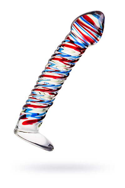 Фаллоимитатор Sexus Glass,стекло, прозрачный 16,5 см
