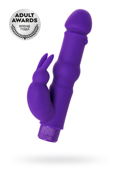 Вибратор нереалистичный TOYFA A-Toys, силикон, фиолетовый, 18 см