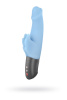 Вибратор Fun  Factory  WICKED WINGS BATTERY, голубой, силикон, 19.8 см