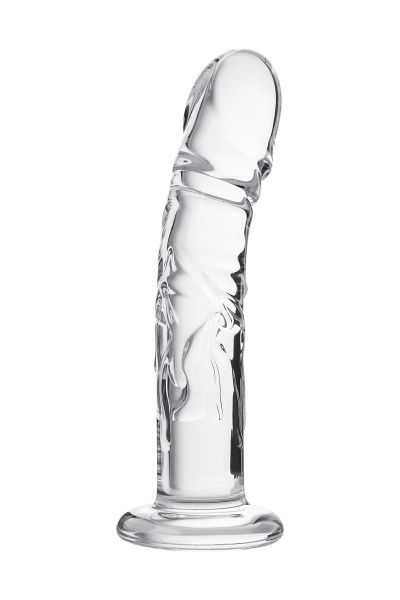Фаллоимитатор Sexus Glass,стекло, прозрачный , 19,5 см