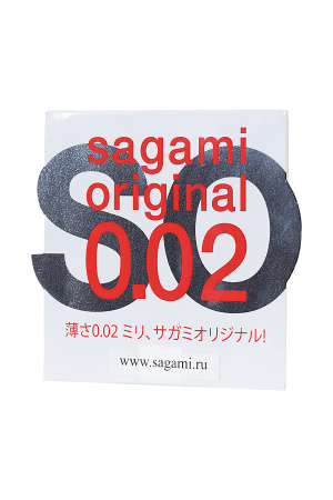 Презервативы Sagami №1 полиуретановые Original 0.02, 1шт 