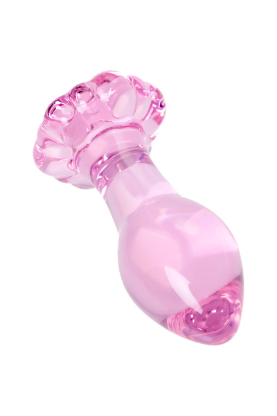 Анальная втулка Sexus Glass, стекло, 8,3 см