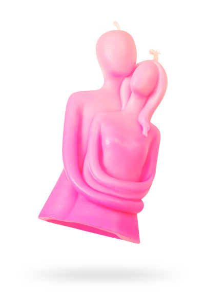 Свеча интерьерная Штучки-Дрючки ""Пара"", розовый, 95г