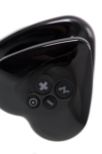 Вибратор Mystim Heart ́s Desire с электростимуляцией, силикон, черный, 6,7 см