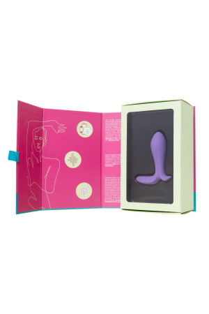 Анальный вибратор Satisfyer Intensity Plug, силикон, сиреневый, 9 см