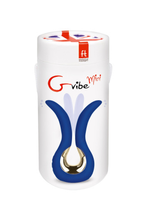 Инновационный вибратор Fun Toys  Gvibe Mini,синий, 10,5 см, Ø 2,0