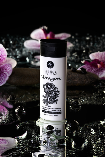 Усиливающий  крем  для пар Shunga  Dragon Sensitive , эффект «ЛЕДЯНОГО ОГНЯ», 60 мл  