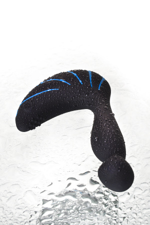 Стимулятор простаты EROTIST THIRD, силикон, черный, 15,7 см