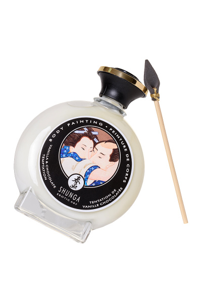 Крем-краска для тела декоративная Shunga  /ваниль + шоколад/ 100мл