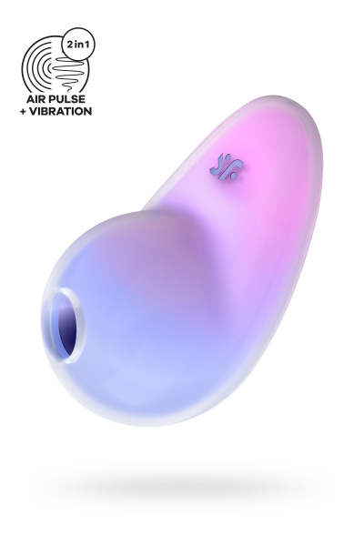 Вакуумный стимулятор клитора Satisfyer Pixie Dust, силикон, фиолетовый