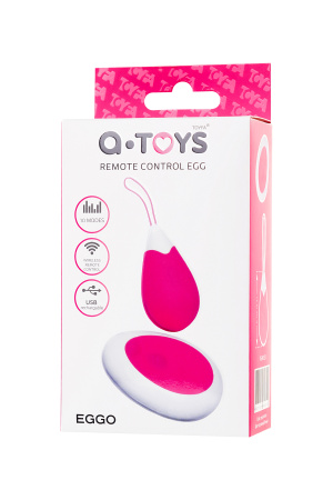 Мини вибратор TOYFA A-Toys с пультом ДУ, 