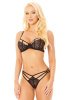 Комплект открытый SoftLine Collection Ann, черный, S