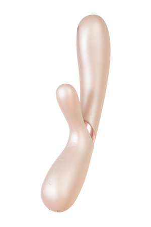 Вибратор Satisfyer Hot Lover с клиторальным стимулятором, серебряный
