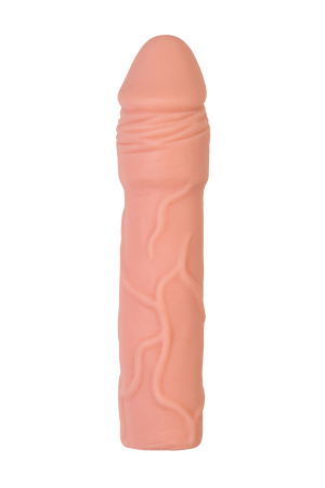 Насадка XLover by TOYFA, для увеличения размера, TPE, телесный, 19 см