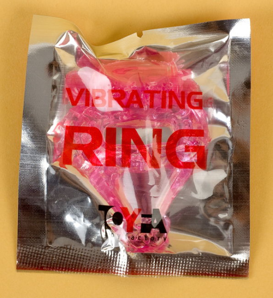 Виброкольцо, Розовое, 7,0 см, Ø 2,5