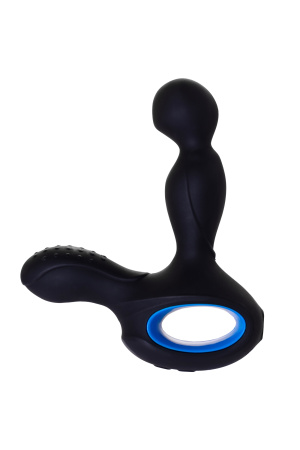 Стимулятор простаты EROTIST, SIXTH, силикон, черный, 14,5 см