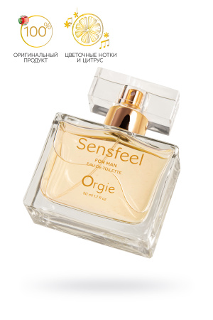Туалетная вода с феромонами Orgie SENSFEEL, для мужчин, 50 мл