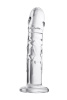 Фаллоимитатор Sexus Glass,стекло, прозрачный , 19,5 см