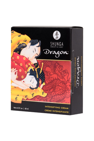 Усиливающий крем для пар Shunga Dragon, возбуждающий эффект «ледяного огня», 60 мл