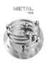 Кольцо для пениса TOYFA Metall, металл, серебристое, Ø 4см