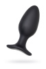 Анальная втулка Lovense Hush 2 (L), силикон, черная, 12,1 см