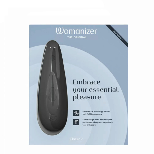 Бесконтактный клиторальный стимулятор Womanizer Classic 2 черный